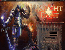 Tablet Screenshot of knightfight.org